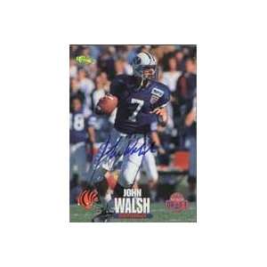John Walsh, Cincinnati Bengals, 1995 Classic Draft Picks Autographed 