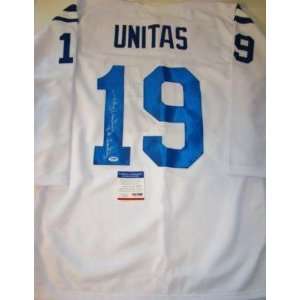 Johnny Unitas Autographed Uniform   with QB CENTURY Inscription 