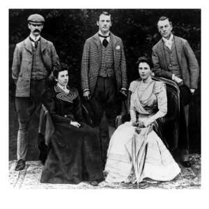  Joseph Chamberlain and Family at Highbury, 1889 Stretched 