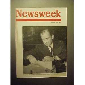 Joseph McCarthy April 3, 1950 Newsweek Magazine Professionally Matted 