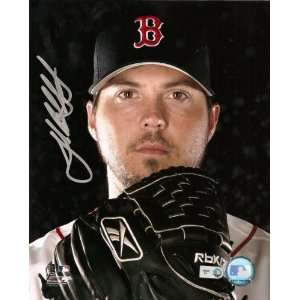  MLB Boston Red Sox Josh Beckett Portrait Autographed 8 by 