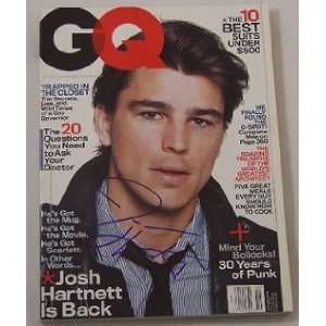 Josh Hartnett Beautiful   Hand Signed Autographed Magazine 10/06