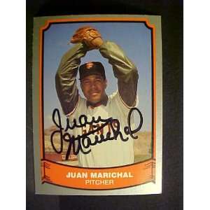 Juan Marichal San Francisco Giants #54 1988 Baseball Legends Signed 