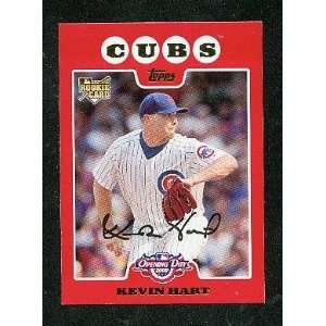 2008 Topps Opening Day #207 Kevin Hart (RC   Rookie)   Chicago Cubs 