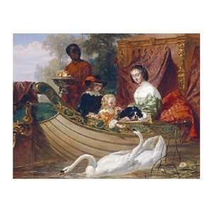 The Children of King Charles I by Frederick Goodall 34.00X27.38. Art 