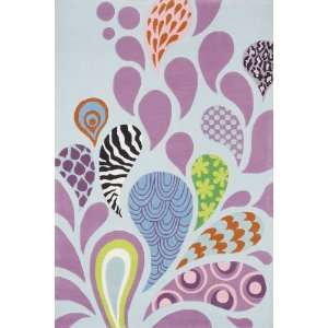  Momeni Lil Mo Hipster Funky Multi Paisley Kids 3 x 5 Rug 