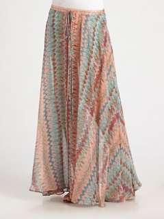 Haute Hippie   Kashmir Silk Maxi Skirt