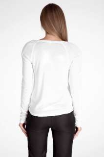 Eryn Brinie Shoulder Pad T shirt for women  