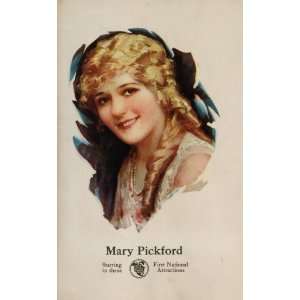  1919 Mary Pickford Portrait First National Exhibiters 