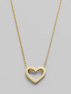 Roberto Coin   18K Yellow Gold Heart Necklace    