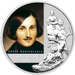   Silver Coin Limited Collector Edition Box Set .999 1Oz Nikolai Gogol