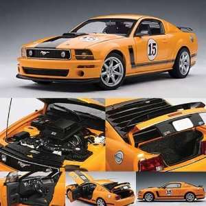 15 Parnelli Jones Orange Saleen 1/18 Diecast Mustang By Autoart 