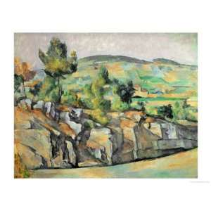   , Rocky Countryside Giclee Poster Print by Paul Cézanne, 42x56