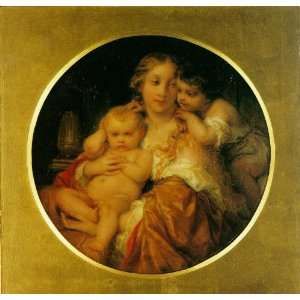 Hand Made Oil Reproduction   Paul Delaroche   32 x 30 inches   Mother 
