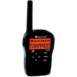 Midland Portable Emergency SAME NOAA Weather Hazard Alert Radio Black 