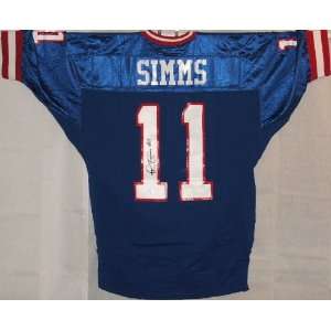 Phil Simms Autographed Jersey