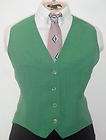 Reed Hill Saddleseat Vest Ladies Turquoise Silk size 14
