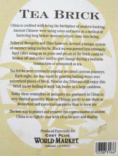 China) Tea Brick Money used as a medium of exchange EF  