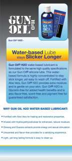 GUN OIL H2O LUBE PERSONAL MASSAGE WATER LUBRICANT 8 oz  