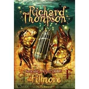  Richard Thompson Fillmore 2004 F627 concert poster MINT 