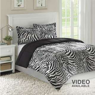 Comfort Classics Softspun Zebra Comforter Set  Kohls