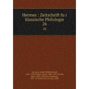  Hermes  Zeitschrift fuÌ?r klassische Philologie. 26 