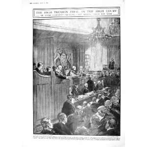 1916 Treason Trial Court Roger Casement Avory Horridge Throssell War 