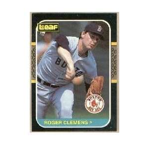  1987 Leaf/Donruss #190 Roger Clemens 
