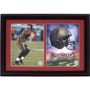 Ronde Barber of the Tampa Bay Buccaneers Photograph Including Two 8 x 