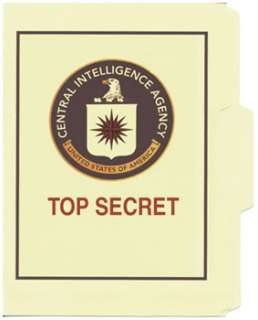 CIA Top Secret File Folder 5 Pack  