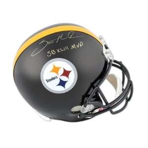 Santonio Holmes Autographed Pittsburgh Steelers Riddell Full Size 