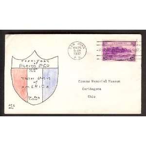 Scott # 802, Mrs. Frank Taylor (103)First Day Cover; Puerto Rico; San 