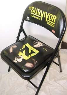   Barrett Nexus 2010 Survivor Series WWE Ringside Folding Chair Seat