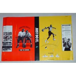   Nike Promotional Book Cover Lot of 4 w/Spike Lee 