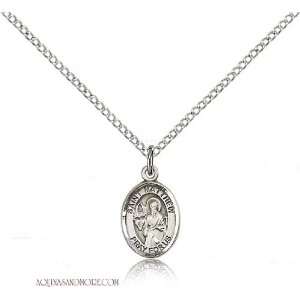 St. Matthew the Apostle Small Sterling Silver Medal