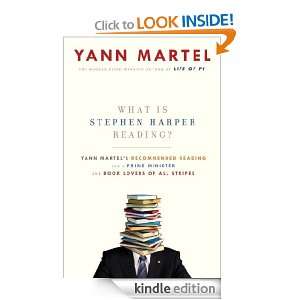 What Is Stephen Harper Reading? Yann Martels Recommended Reading for 