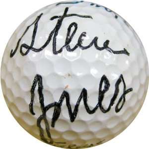 Steve Jones Autographed/Hand Signed Golf Ball  Sports 