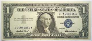 1957 $1 GEM CU Silver Certificate Paper Money  