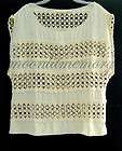 Anthropologie Lace Top NEW size M   L Ivory