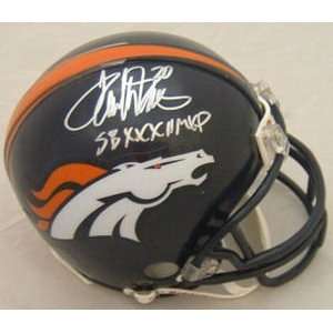 Terrell Davis Autographed Denver Broncos Mini Helmet