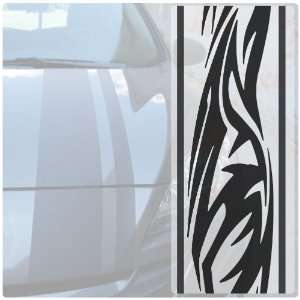    Racing Stripes (Tribal Stripe Graphic )   White Automotive