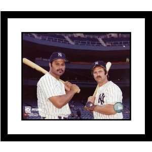 Thurman Munson and Chris Chambliss New York Yankees MLB Framed 8x10 