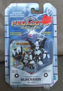 Medabots Blackram Figure Game Card & Die Hasbro 1997  