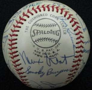 1975 Old Timers Game Signed AUTO Baseball JSA ~DIMAGGIO  