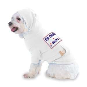 TOM TANCREDO SUCKS Hooded (Hoody) T Shirt with pocket for your Dog or 