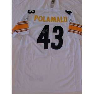 Troy Polamalu Hand Signed Autographed Authentic Reebok Pittsburgh 