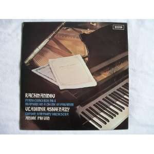  SXL 6556 VLADIMIR ASHKENAZY Rachmaninov Piano Concerto 4 