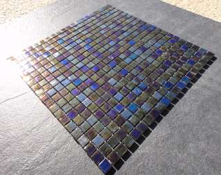   Sunset 13x13 Glass Tile Mosaic Sheet (5/8x5/8 Tiles)  