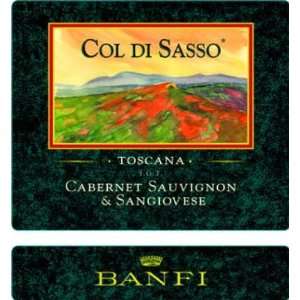  2006 Banfi Col Di Sasso 750ml Grocery & Gourmet Food