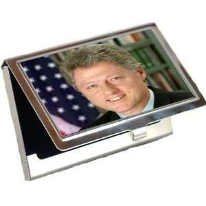    President William J. Clinton business card holder